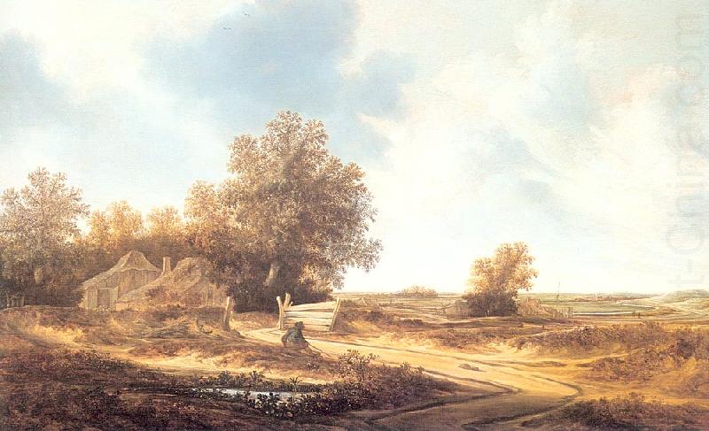 Dune Landscape with Farmhouse, Moscher, Jacob van